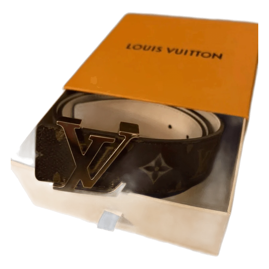 Louis Vuitton monogram belt with box