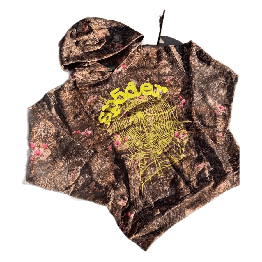 Brown Sp5der hoodie